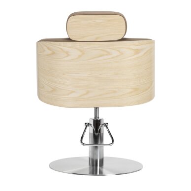 Kirpyklos kėdė Gabbiano Wratislavia Beige and Chrome 2