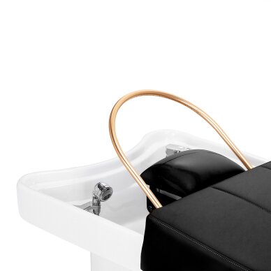 Matu mazgāšanas gulta ar Head SPA funkciju Gabbiano 017 Black 4