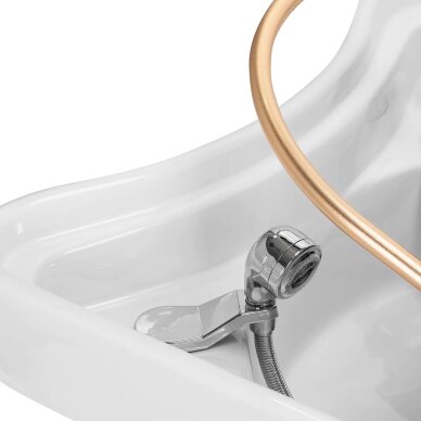 Matu mazgāšanas gulta ar Head SPA funkciju Gabbiano 017 Beige 9