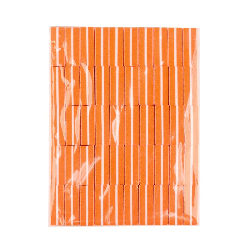 Mini oranžs pulēšanas bloks Ocho Nails (50 gab.) 2