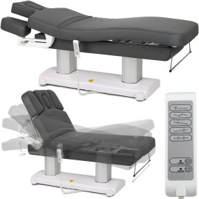 Statsionaarne massaažilaud Gemini Flex HEAT So Skin Gray