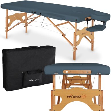 Klappbare Massageliege AvenoLife Aura 2 Agate Blue (Standard Line)