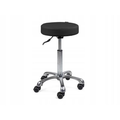 Taboret kosmetyczny SILVA So Skin black