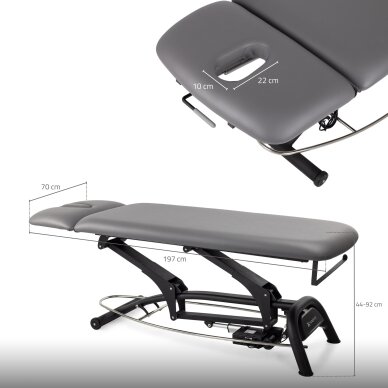 Stół do masażu stacjonarny Agila 2 Touch Core Gray 6