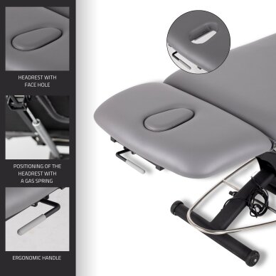 Stationäre Massageliege Agila 2 Touch Core Gray 7