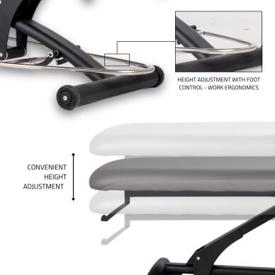 Stationäre Massageliege Agila 2 Touch Core Gray 4