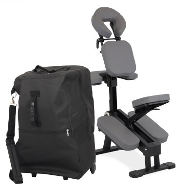 Vertikaler Massagehocker Vital Soft Touch Charcoal