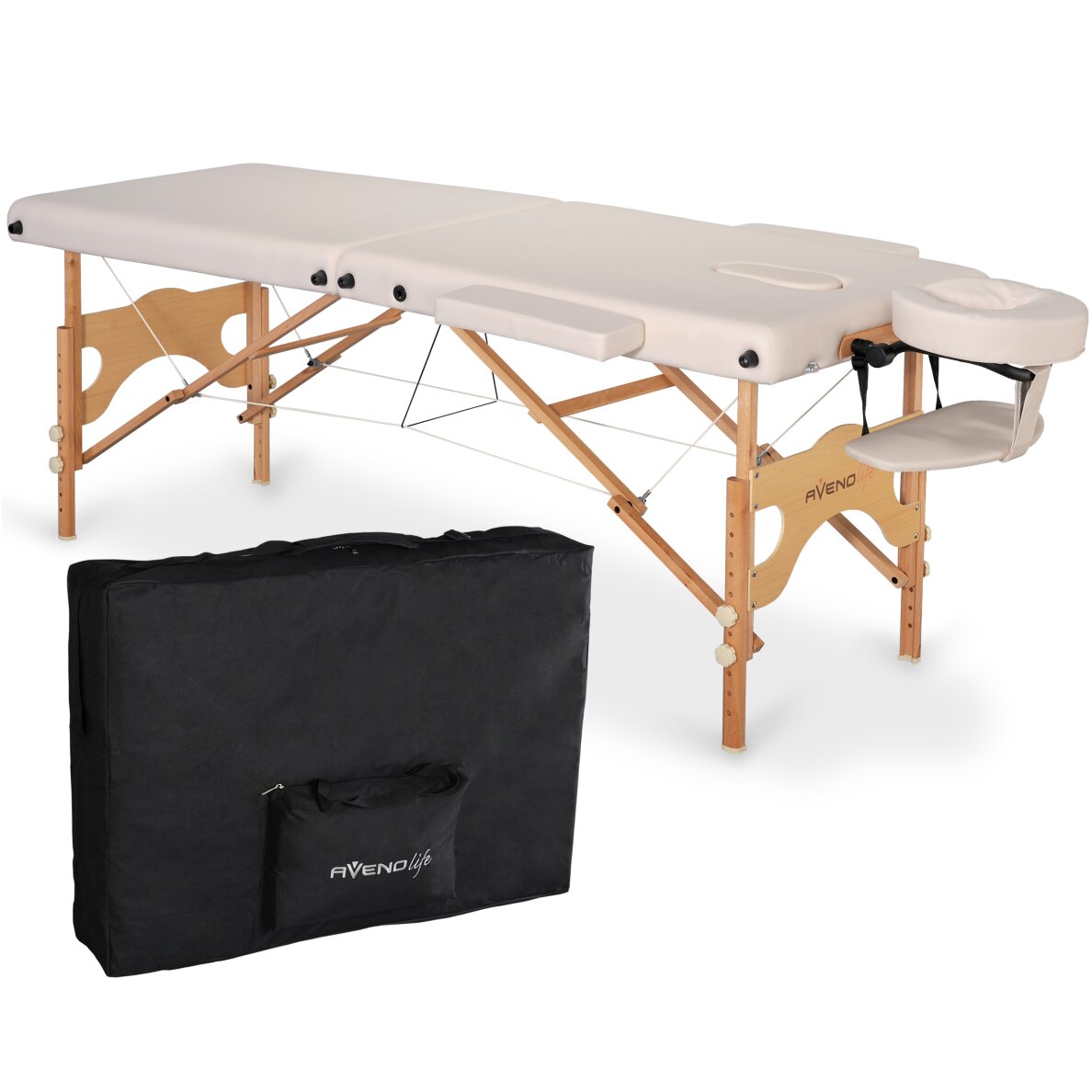 Foldable massage table AvenoLife Aura 2 Beige (Standard Line) 12 Foldable massage table AvenoLife Aura 2 Beige (Standard Line) 12