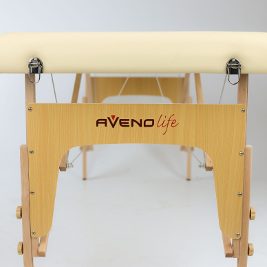 Sulankstomas masažo stalas AvenoLife Bianca 3 Beige (Economy Line) 7