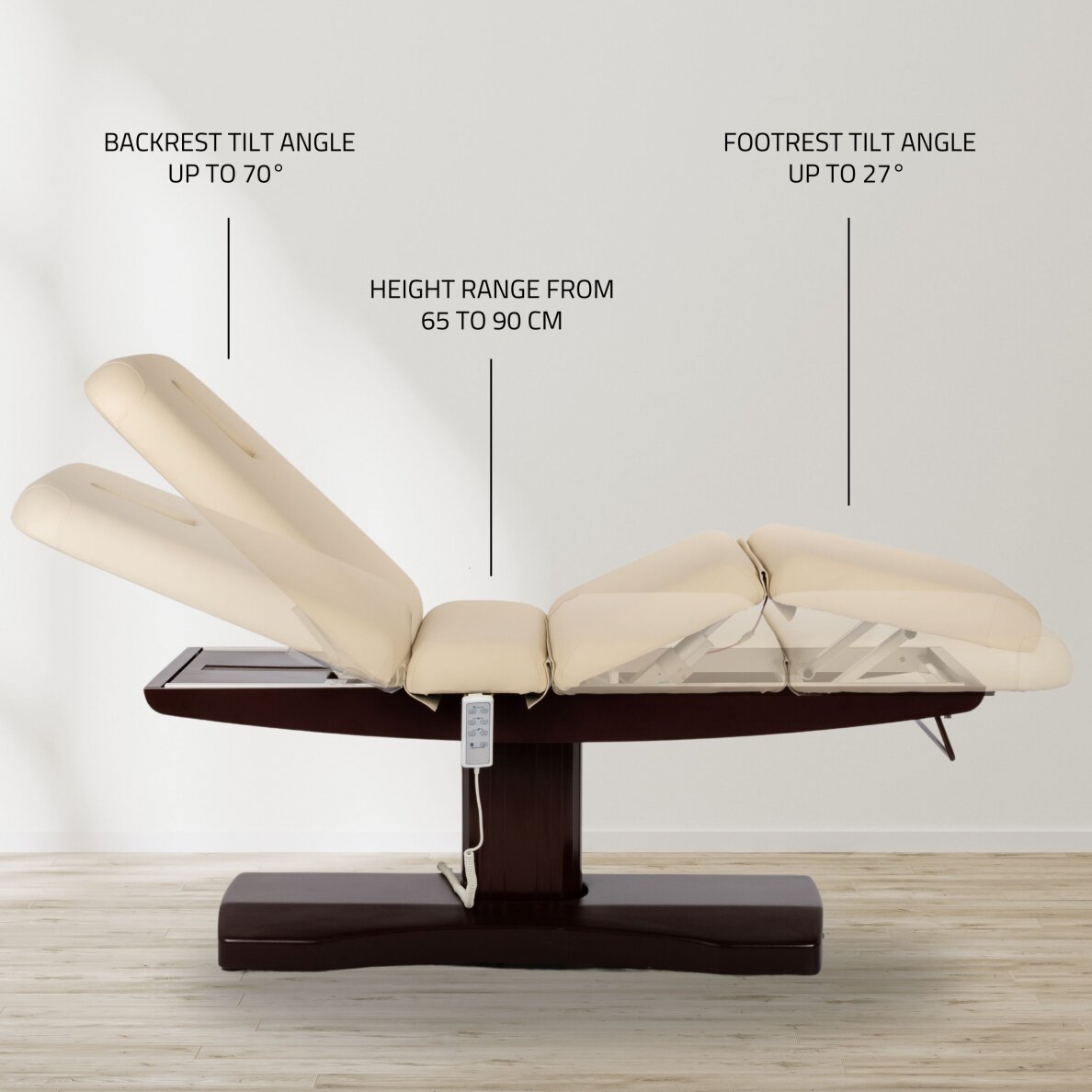 Stationäre Massageliege Libra 4 HEAT Skin Beige 4