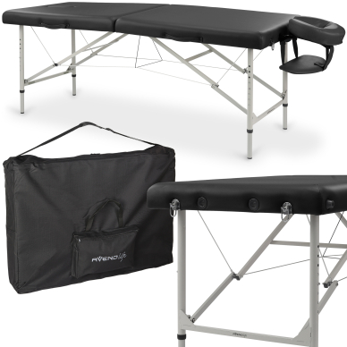 Saliekamais masāžas galds AvenoLife Verona 2 Black (Standard Line)