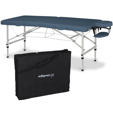 Sulankstomas masažo stalas AvenoLife Torina 2 Agate Blue (Standard Line) 10