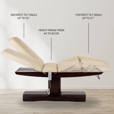 Stationäre Massageliege Libra 4 HEAT Skin Beige 4 Stationäre Massageliege Libra 4 HEAT Skin Beige 4