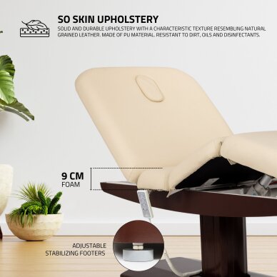Stacionārs masāžas galds Libra 4 HEAT Skin Beige 8