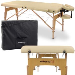 Kokkupandav massaažilaud AvenoLife Sofia Light 2 Beige (Economy Line)