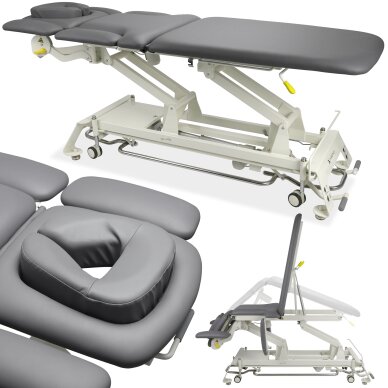 Stationäre Massageliege Evero X7 ERGO Touch Core Gray 4