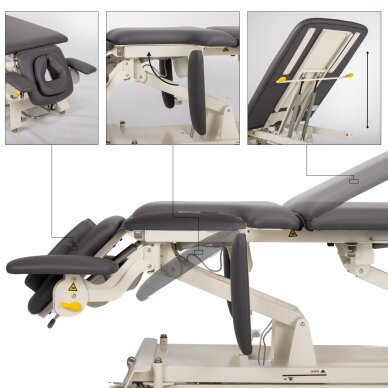 Comfort kiinteä hierontapöytäEvero X7 ERGO Touch Core Gray 7
