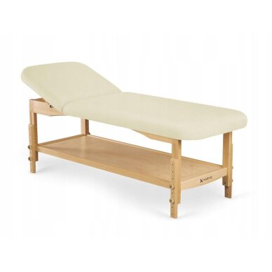 Paikallaan oleva hierontapöytä Nova Light Wood Ivory