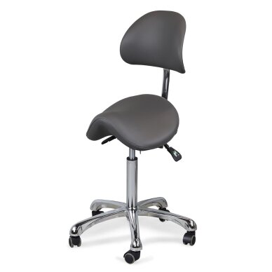 Taboret kosmetyczny Diana So Skin Gray