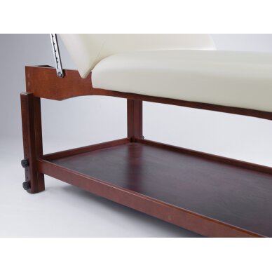 Statsionaarne massaažilaud Nova Dark Wood Beige 2 Statsionaarne massaažilaud Nova Dark Wood Beige 2