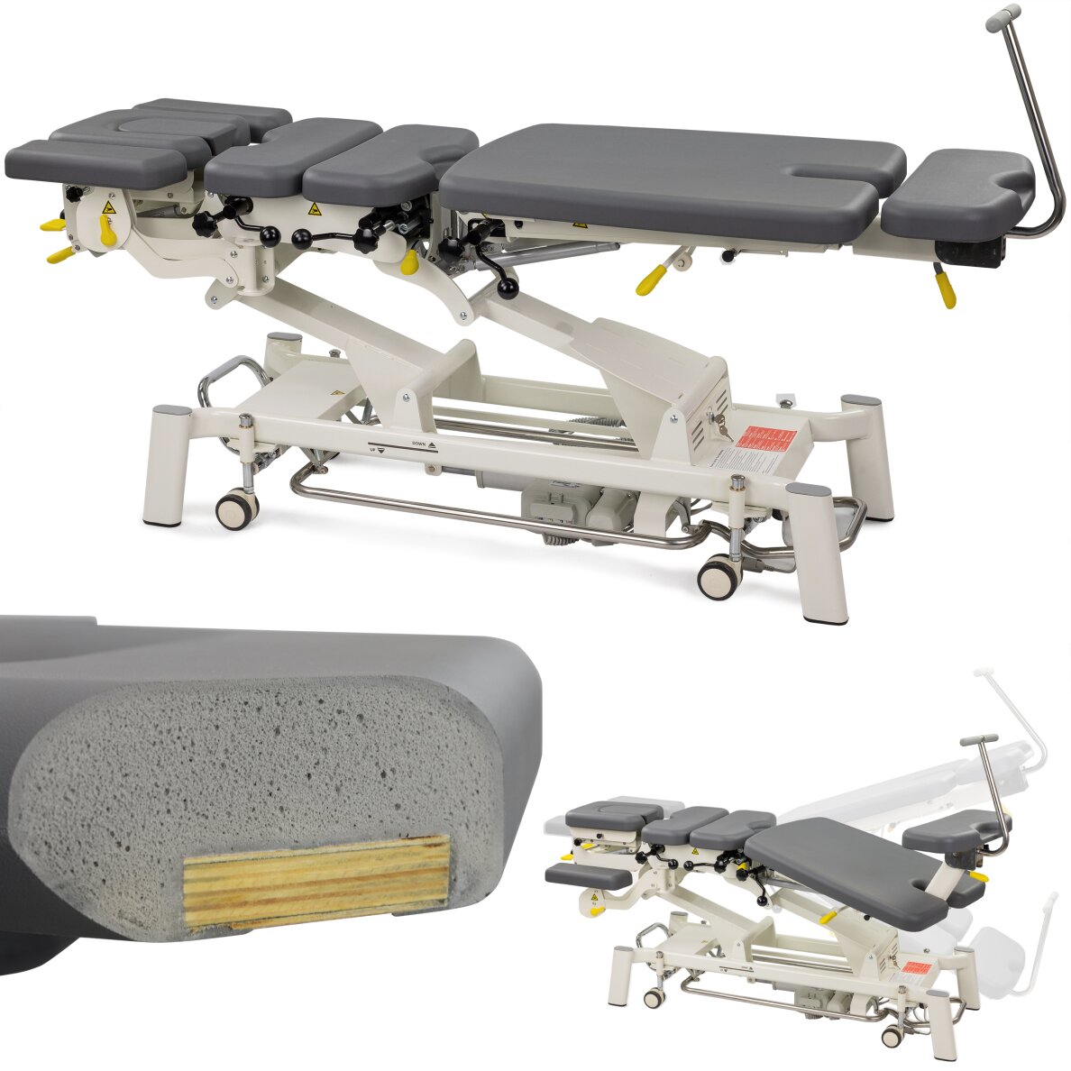 Stacionārs kiropraktikas masāžas galds Chiro Z7 17