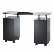 Kosmetiktisch MANICURE DESK PRO GLASS BLACK
