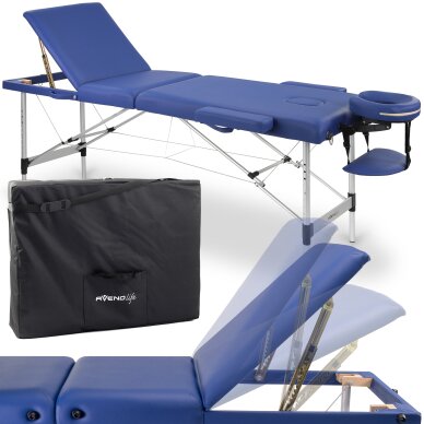 Klappbare Massageliege AvenoLife Adele 3 Blue (Economy Line) Klappbare Massageliege AvenoLife Adele 3 Blue (Economy Line)