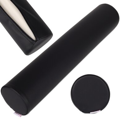 Apvalus masažo volelis 12x60 cm Comfy Base K515, juodas Apvalus masažo volelis 12x60 cm Comfy Base K515, juodas