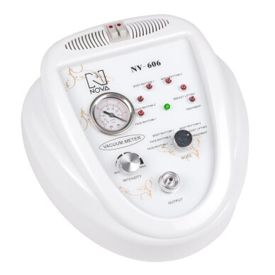 Vakuuminis veido ir kūno masažuoklis odos atjauninimui 2in1 Microdermabrasion + Dermamassage