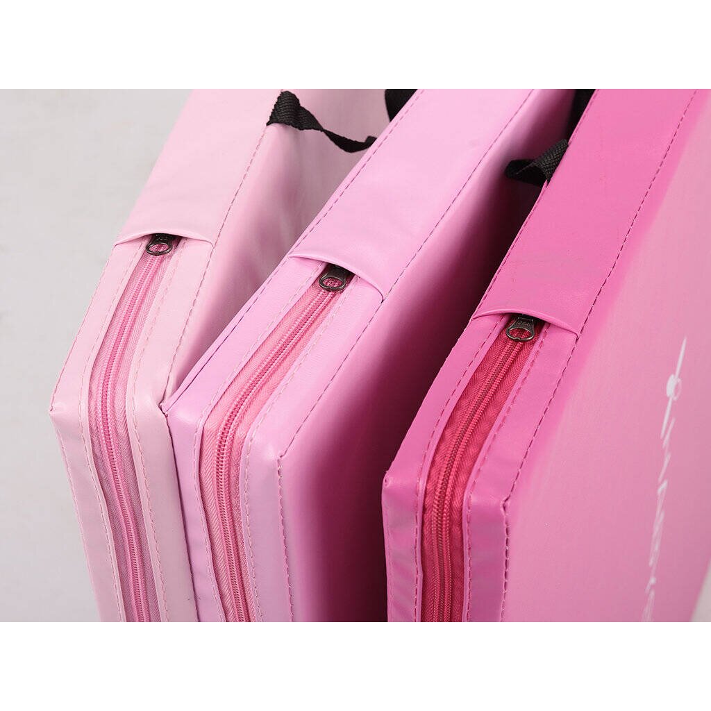 Складной гимнастический мат 180x60x5cm, pink 3 Складной гимнастический мат 180x60x5cm, pink 3
