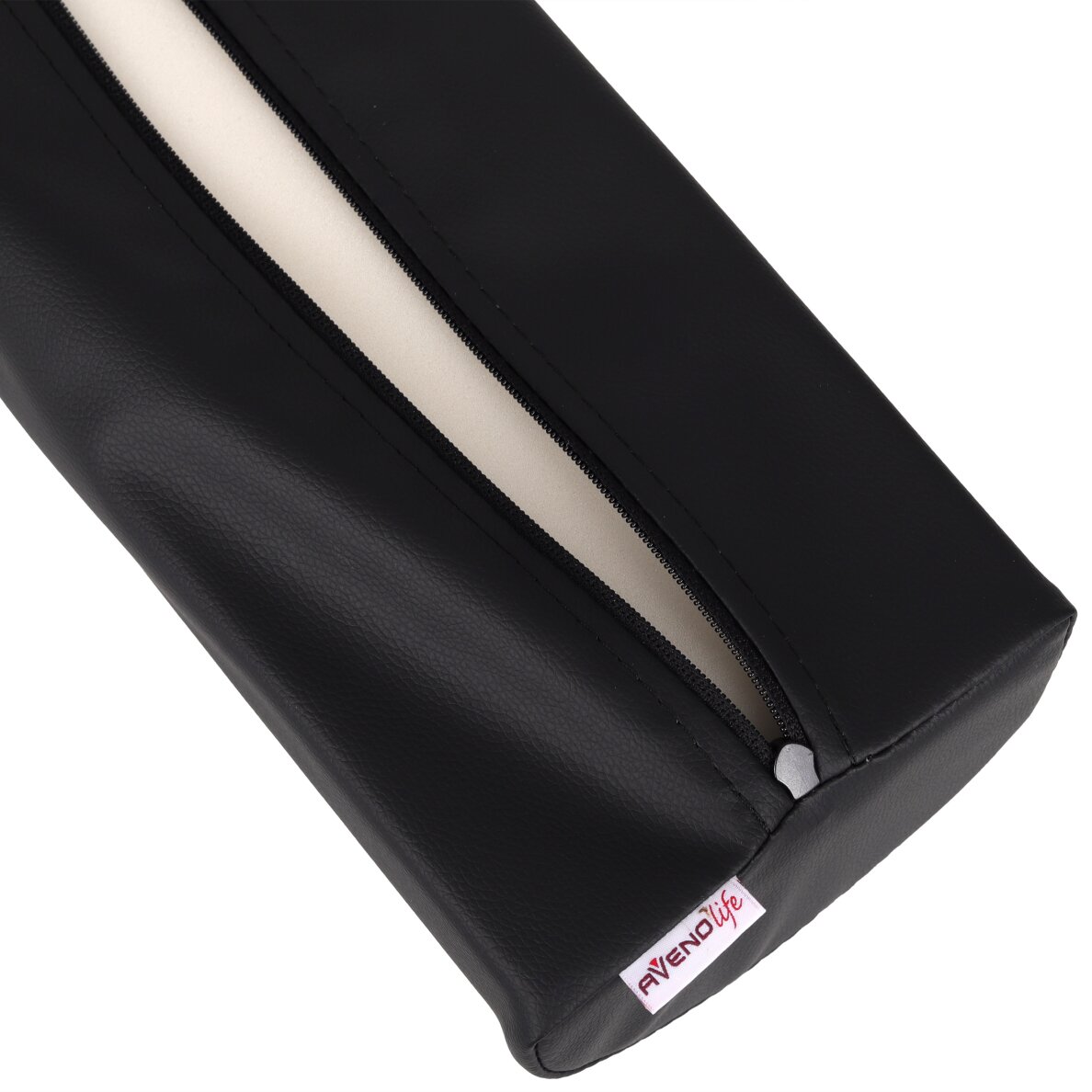 Pusapvalė masažo pagalvė K515 60x15x10 cm, juoda 2 Pusapvalė masažo pagalvė K515 60x15x10 cm, juoda 2