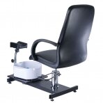 Pedikīra krēsls ar kāju vanniņu PEDICURE CHAIR SPA HYDRAULIC BLACK