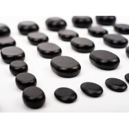 Massage stone set of volcanic basalt (36 stones)