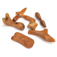 Wooden massage tool set (6 pcs.)