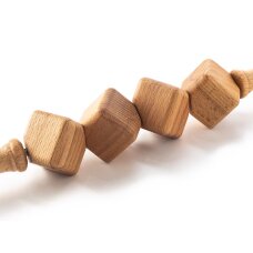 Puidust kehamassaažirull pöögist kuubikutega