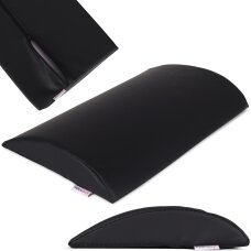 Pusapvalė juosmens masažo pagalvė K515 40x25x5 cm, juoda Pusapvalė juosmens masažo pagalvė K515 40x25x5 cm, juoda