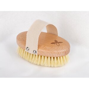 Dry massage brush with 100% Tampico bristles 2