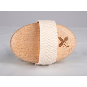 Dry massage brush with 100% Tampico bristles 4