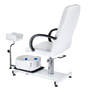 Pedikiūro krėslas su pėdų vonele PEDICURE CHAIR SPA HYDRAULIC WHITE 1 Pedikiūro krėslas su pėdų vonele PEDICURE CHAIR SPA HYDRAULIC WHITE 1