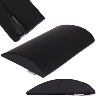 Pusloka jostasvietas masāžas spilvens K515 40x25x5 cm, melns