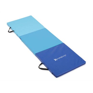 Salokāms vingrošanas paklājiņš 180x60x5cm, blue 1