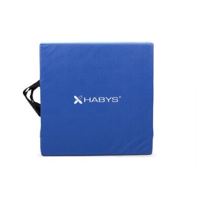 Faltbare Gymnastikmatte 180x60x5cm, blue 2