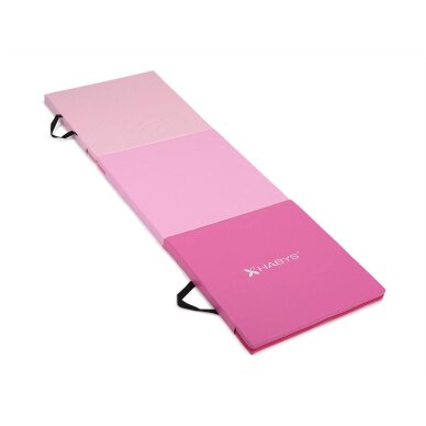 Salokāms vingrošanas paklājiņš 180x60x5cm, pink 1
