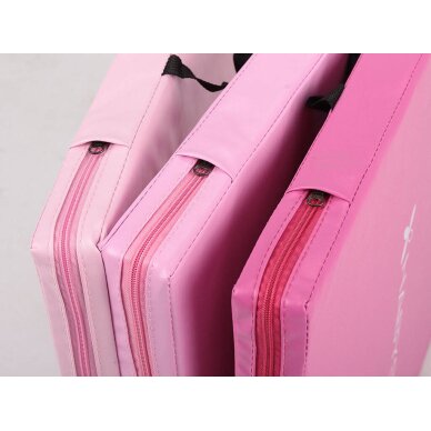 Складной гимнастический мат 180x60x5cm, pink 3 Складной гимнастический мат 180x60x5cm, pink 3