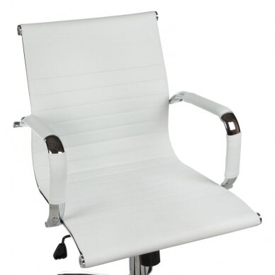 Biroja krēsls uz riteņiem CorpoComfort BX-5855 White 1