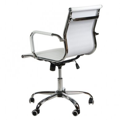 Biroja krēsls uz riteņiem CorpoComfort BX-5855 White 4