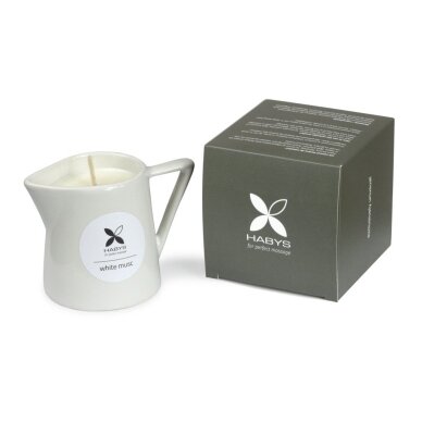 Świeca do masażu Habys White Musc 110 ml Świeca do masażu Habys White Musc 110 ml