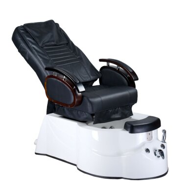 Pedicure chair with foot bath BR-3820D Black 1 Pedicure chair with foot bath BR-3820D Black 1