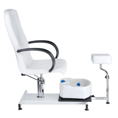 Pedicure chair with foot bath PEDICURE CHAIR SPA HYDRAULIC WHITE 6