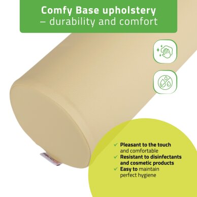 Okrągły wałek do masażu Aveno Life K533 15x60 cm, beżowy 3 Okrągły wałek do masażu Aveno Life K533 15x60 cm, beżowy 3